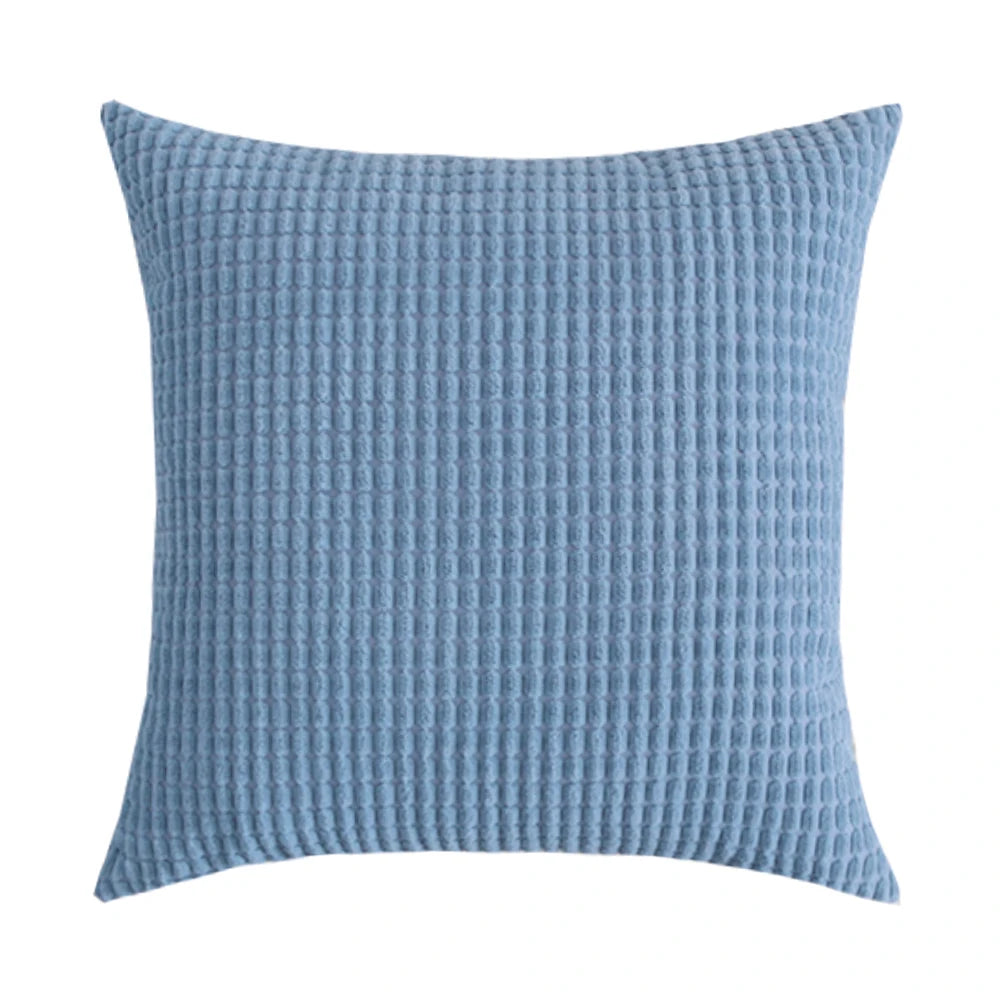 Customized corduroy corn grain fabric cushion cover 40/45/50/55/60/65/70cm large-sized home decoration sofa pillowcase