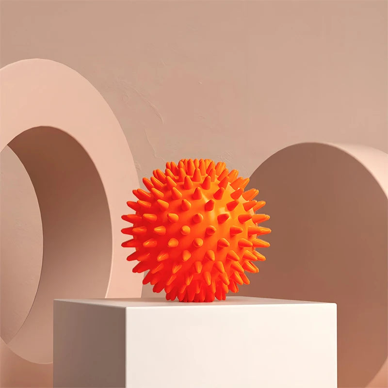 Foot massage ball with spikes pilates yoga Sports Fitness Muscle Relaxation  massage ball plantar fasciitis therapy ball AMQ001