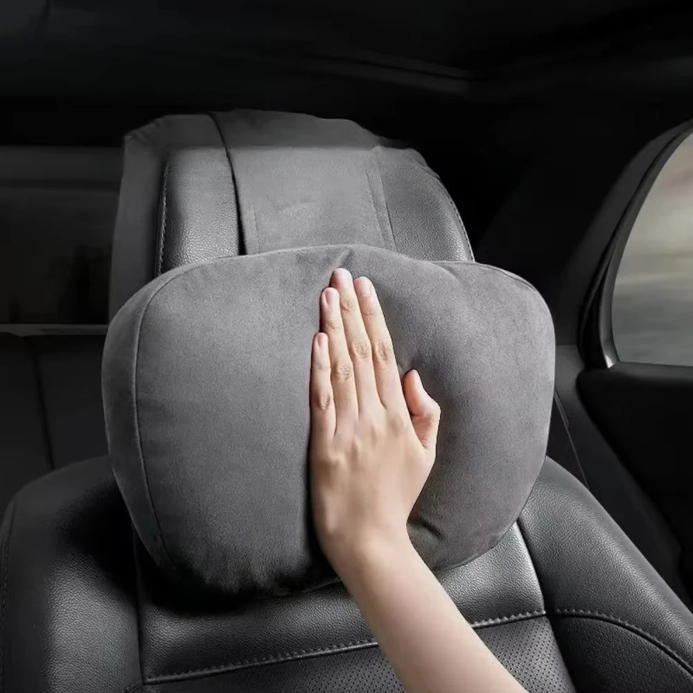 Car Headrest Neck Support Seat / Maybach Design S Class Soft Universal Adjustable Car Pillow Neck Rest Cushion High Quality