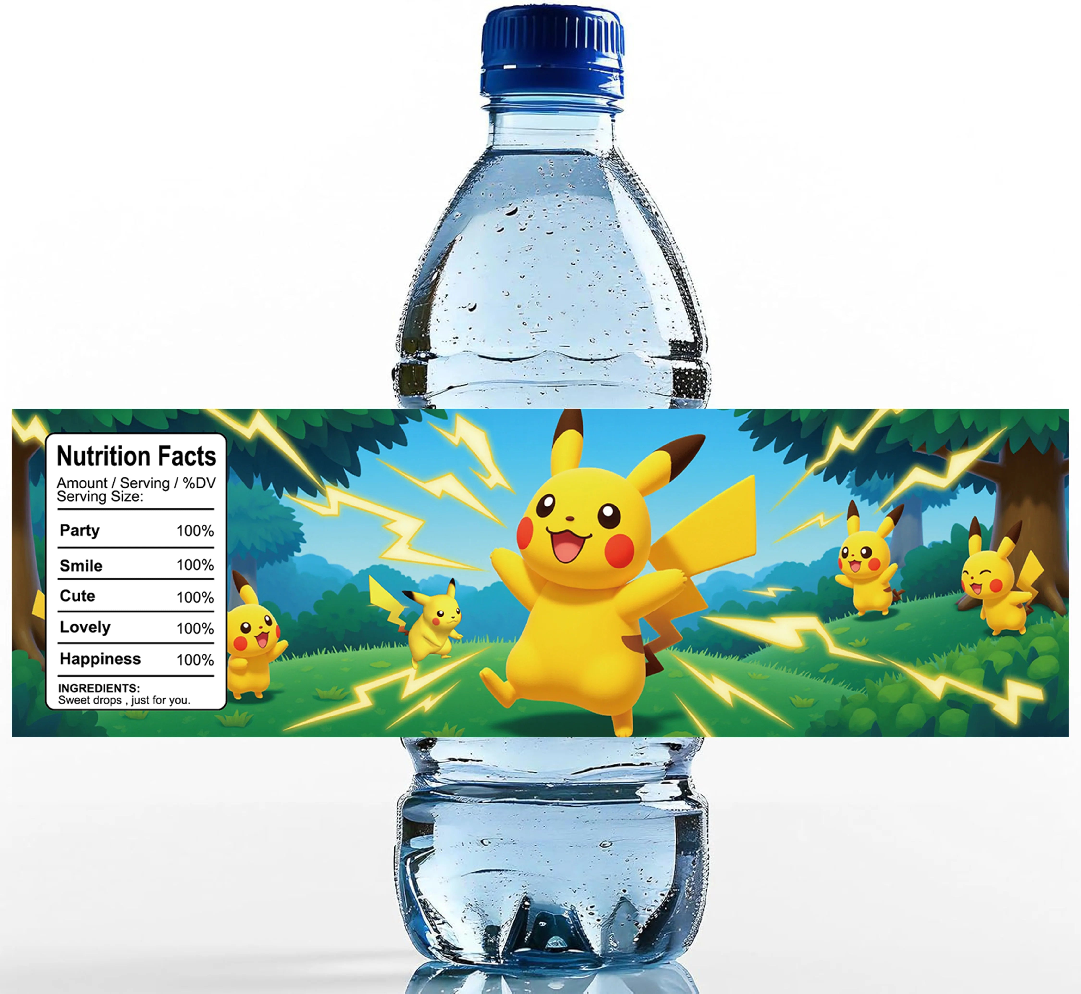 Pokemon Birthday Party Supplies Bracelets Stickers Keychain for Kids Pinata Goody Bag Fillers Cute Pikachu Pokemon Party Favors