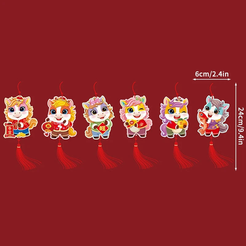 Chinese Lunar New Year Decorations 2026 Chinese Festival Hanging Pendant Wedding Party Room Decorations Party Supplies