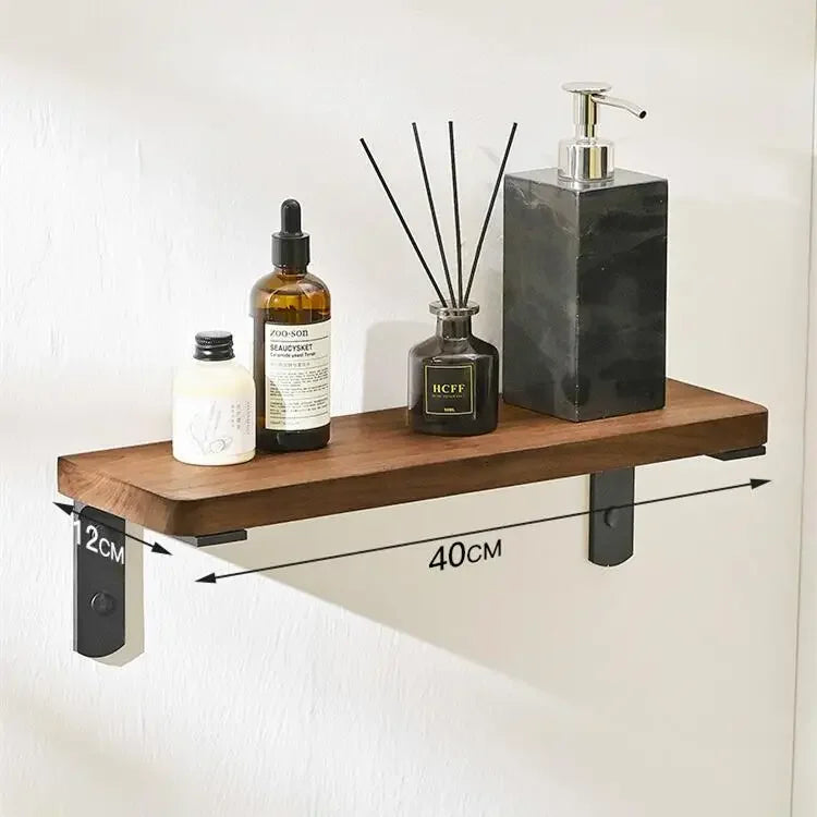 Walnut Wood Black Bathroom Hardware Set Bathroom towel rack Towel Rack Toilet Paper Holder Towel Bar Shelf  Bathroom Accessories