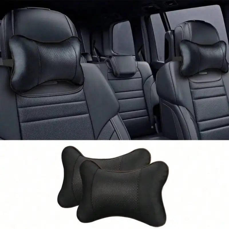 Auto Safety Car Seat Headrest with Breathable Mesh Relax Pillow Head And Neck Rest Cushion Auto Protector