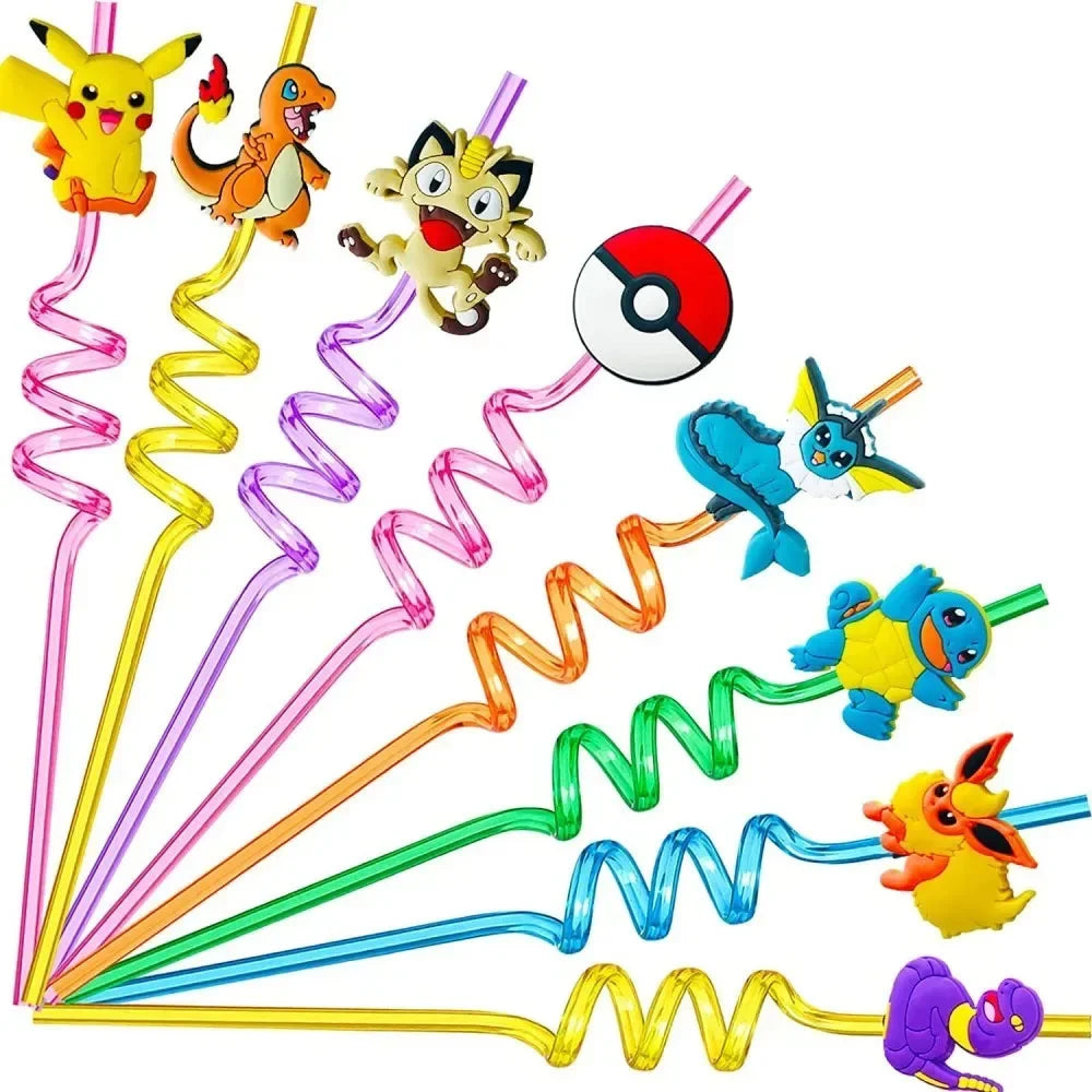 Pokemon Birthday Party Supplies Bracelets Stickers Keychain for Kids Pinata Goody Bag Fillers Cute Pikachu Pokemon Party Favors
