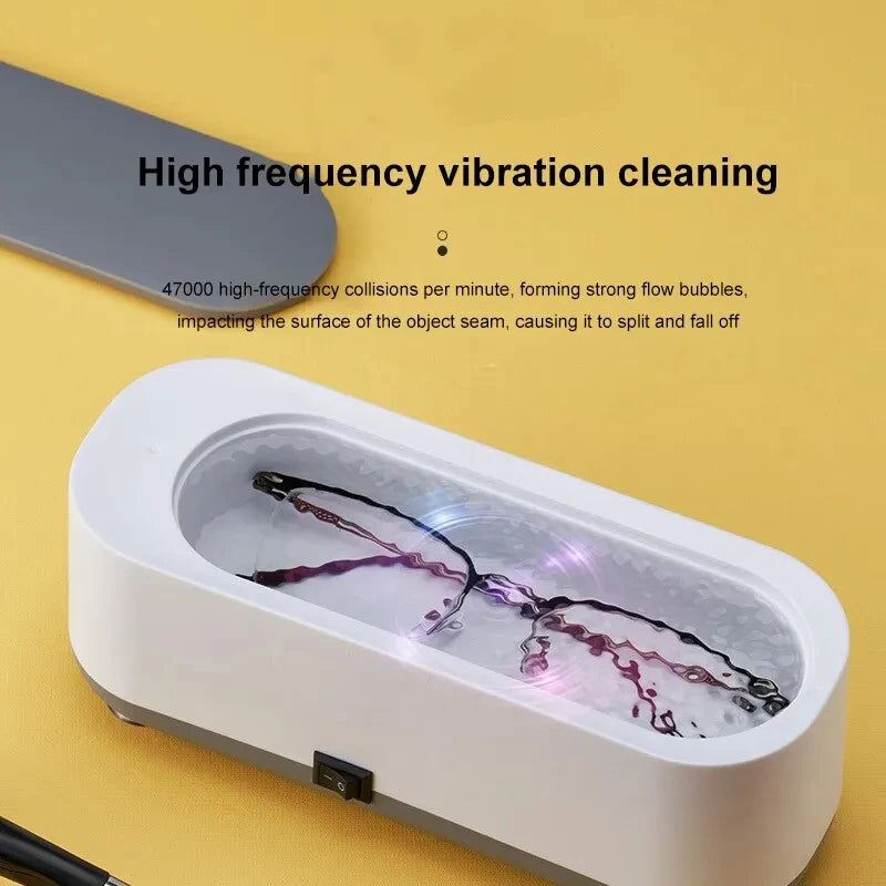 Multifunctional Vibration Cleaning Machine: 1PC, for Contact Lenses, Watches, Jewelry, Teeth