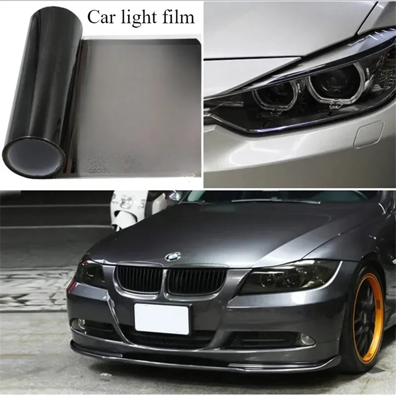 Car Light Film Car Headlight Lamp Sticker Headlight Taillight Fog Light Vinyl Film Rear Lamp Tinting Film Exterior Accessory
