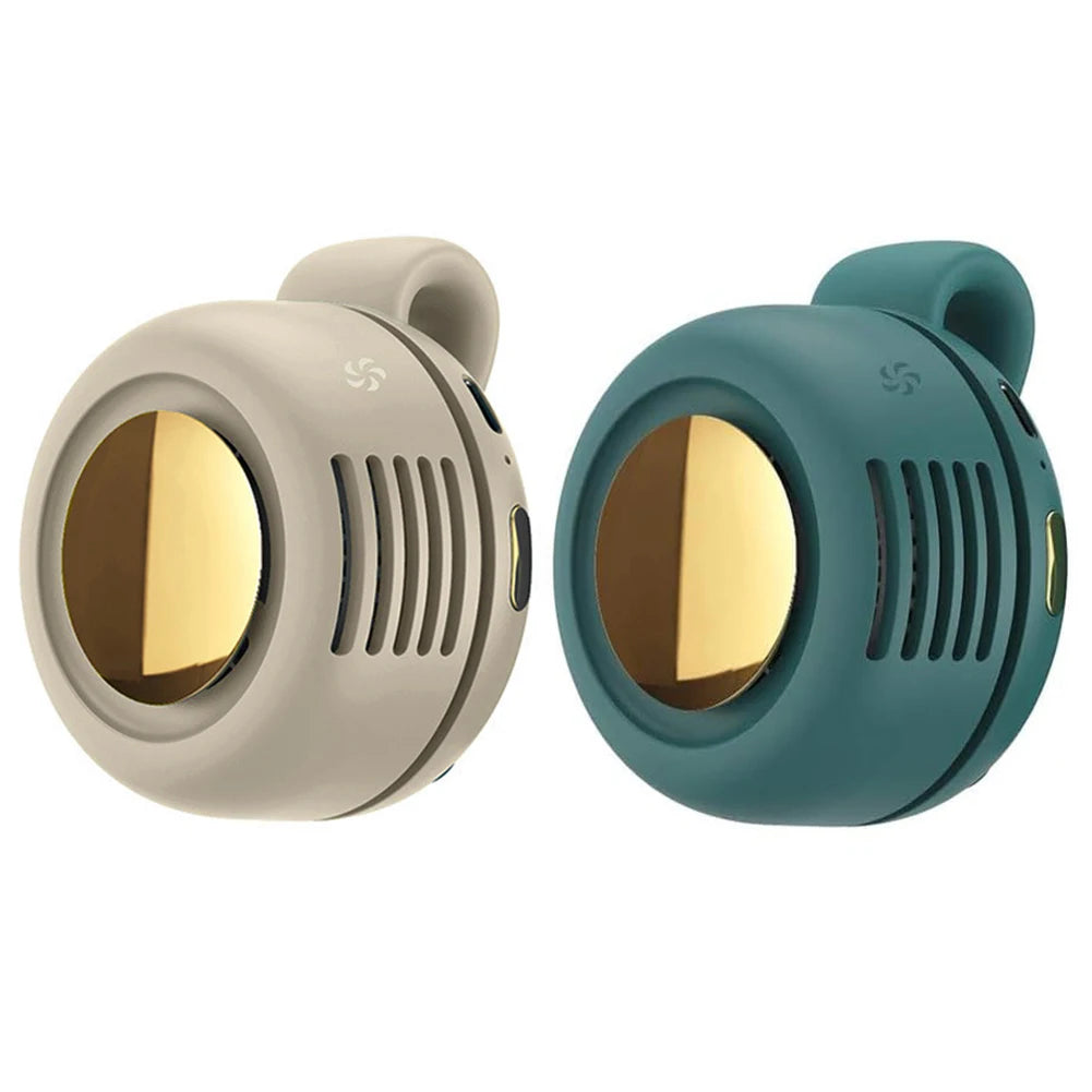 Mini Fan Air Conditioning Fan Mini Waist Fan Portable Fan Handheld Clip Waist Fan Rechargeable Fan for Outdoor Work Hiking Home