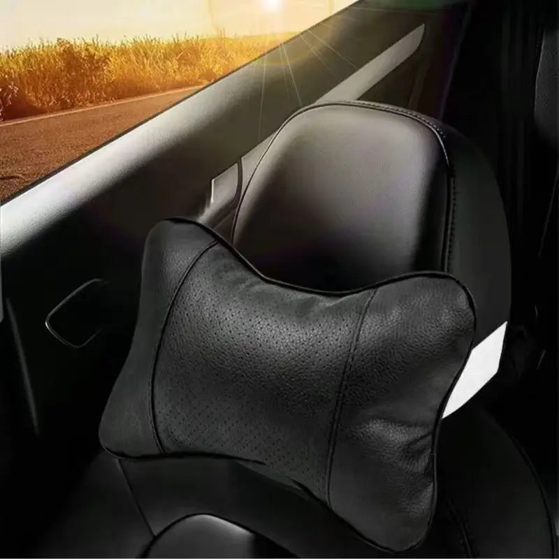 Auto Safety Car Seat Headrest with Breathable Mesh Relax Pillow Head And Neck Rest Cushion Auto Protector