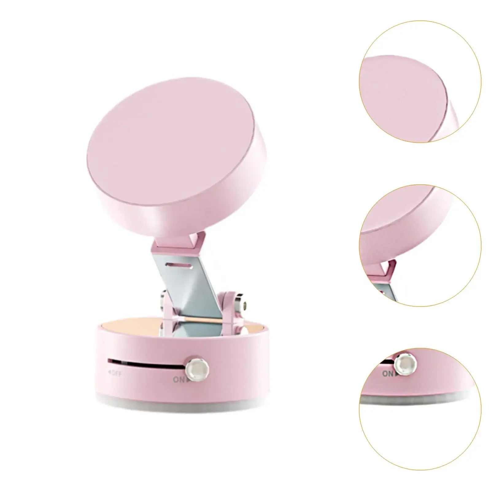 Generic Car Phone Holder Strong Vacuum Suction Simple Installation Phone Stand Phone Mount Adjustable Angle Professional