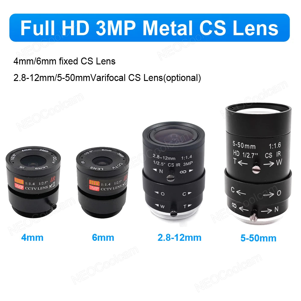 NEOCoolcam 30fp High Speed 2K UVC OTG USB Webcam With 2.8-12mm/5-50mm Varifocal Lens  4 Megapixel Industrial Box PC Video Camera