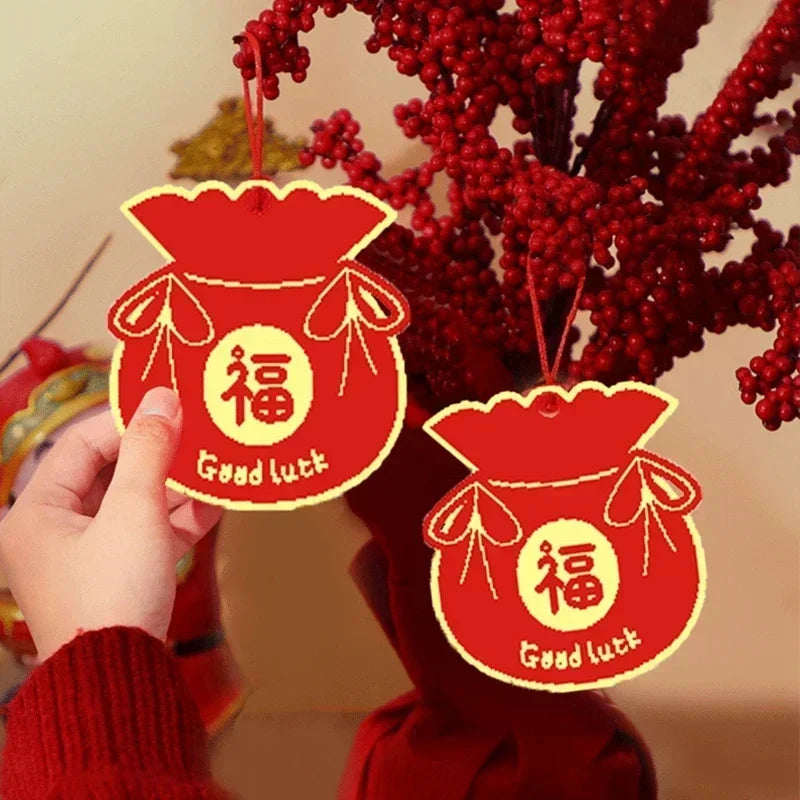 Chinese Lunar New Year Decorations 2026 Chinese Festival Hanging Pendant Wedding Party Room Decorations Party Supplies