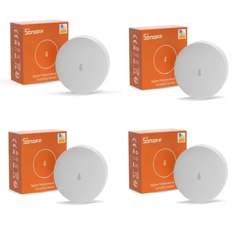 SONOFF SNZB 02P eWeLink Smart Home Gadgets ZigBee Temperature Sensor Humidity Detector Thermometer Alexa Google Assistant Yandex