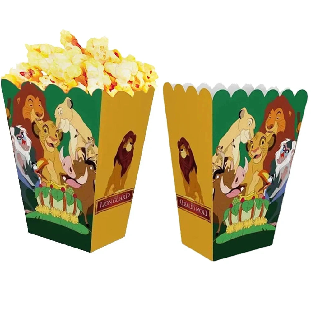 Lion King Party Favors includes Slap Bracelets Stickers Blowouts Gifts Bags for Jungle Lion Themed Birthday Party Decorations
