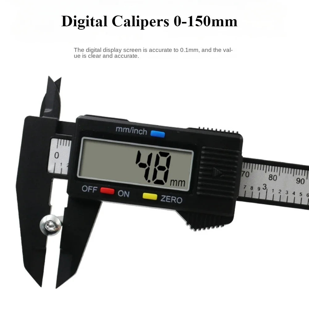 Vernier Caliper Plastic Foot Meter Electronic Ruler Vernier Caliper Measurement Tool Digital Micrometer Calibrator Tools Hand