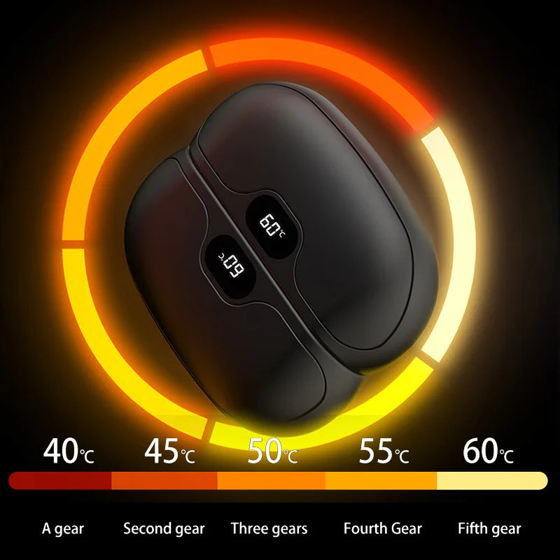Xiaomi Magnetic Hand Warmer 2 in 1 Digital Display Long-Lasting Warmth Fast Heating Electric Hand Warmer for Winter