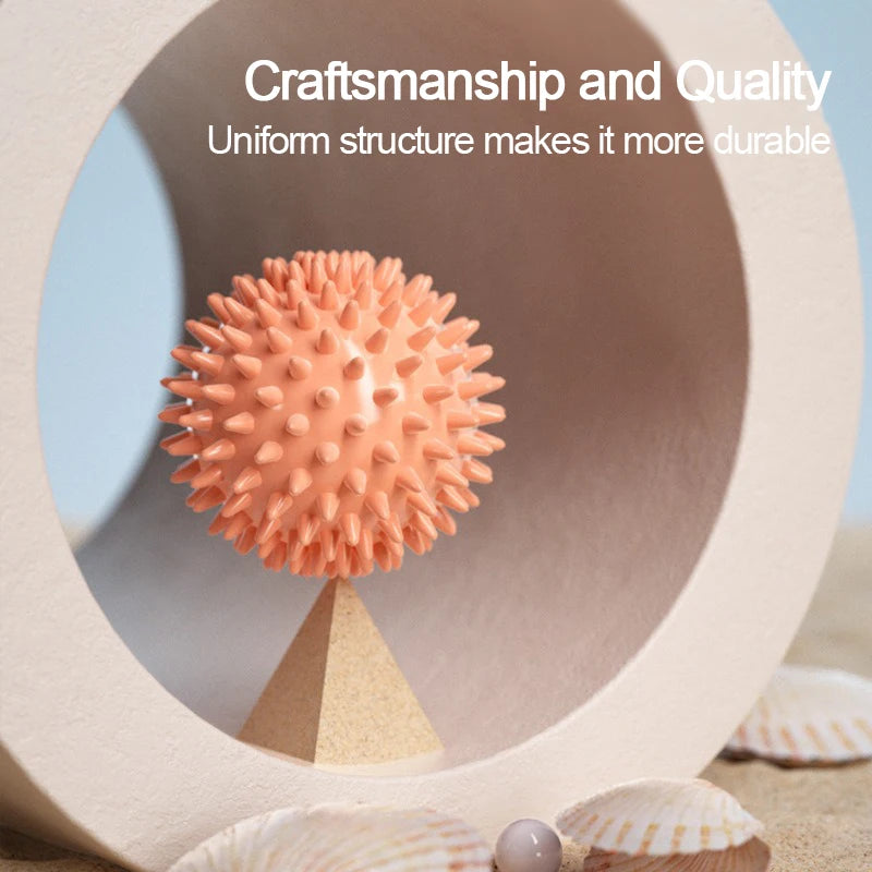 Foot massage ball with spikes pilates yoga Sports Fitness Muscle Relaxation  massage ball plantar fasciitis therapy ball AMQ001