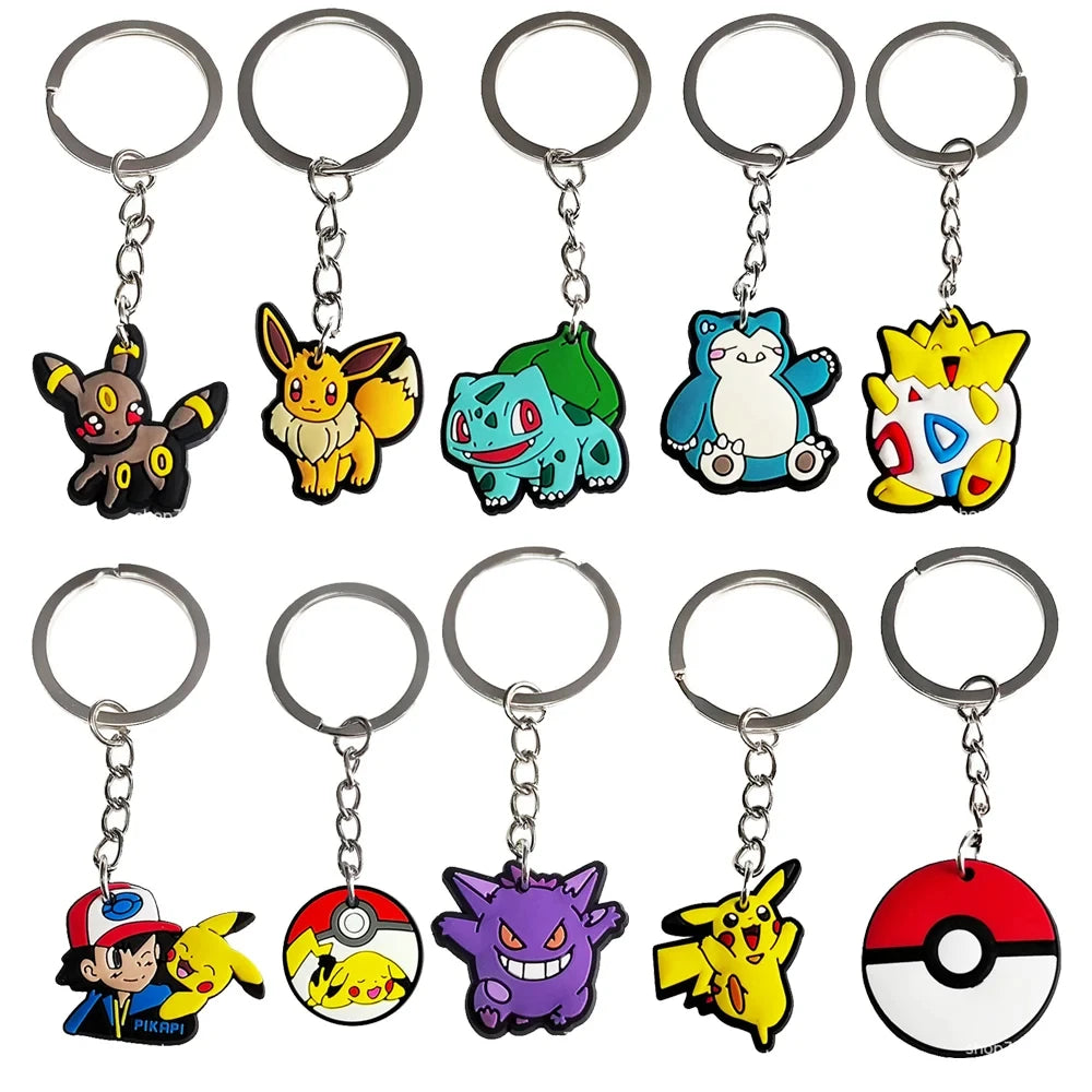 Pokemon Birthday Party Supplies Bracelets Stickers Keychain for Kids Pinata Goody Bag Fillers Cute Pikachu Pokemon Party Favors