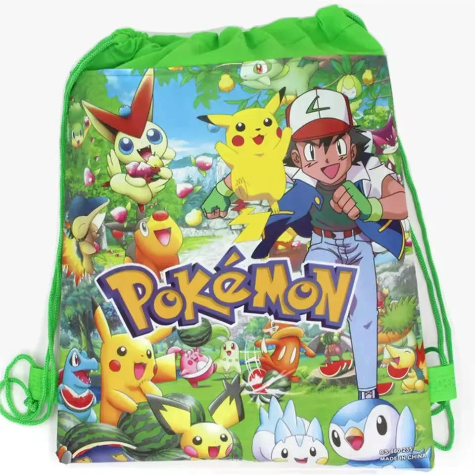 Pokemon Birthday Party Supplies Bracelets Stickers Keychain for Kids Pinata Goody Bag Fillers Cute Pikachu Pokemon Party Favors