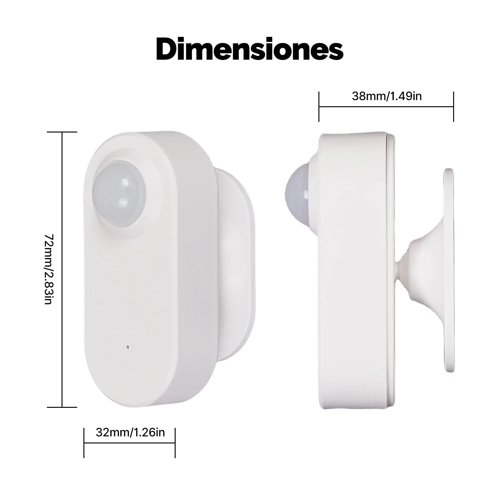 MOES Tuya Zigbee Smart PIR Sensor Battery Powered Human Body Infrared Motion Detection Scene Linkage Work With Smart Life APP