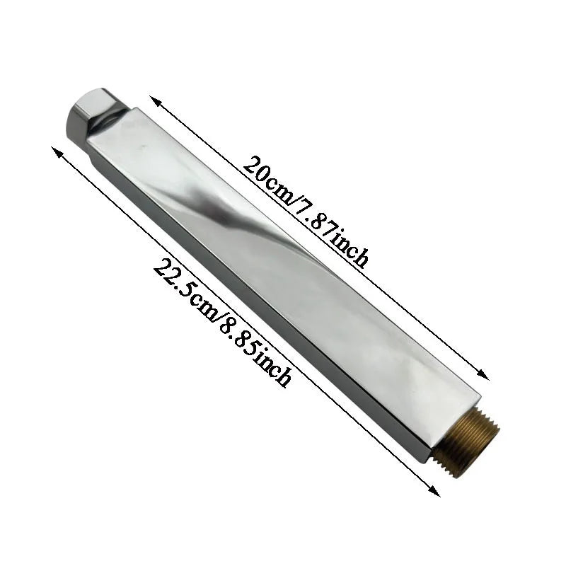 20/30/40/50cm Square Extension Tube G3/4 For Bathroom Shower Faucet General Interface Extension Tubes Extra Extend Pipe