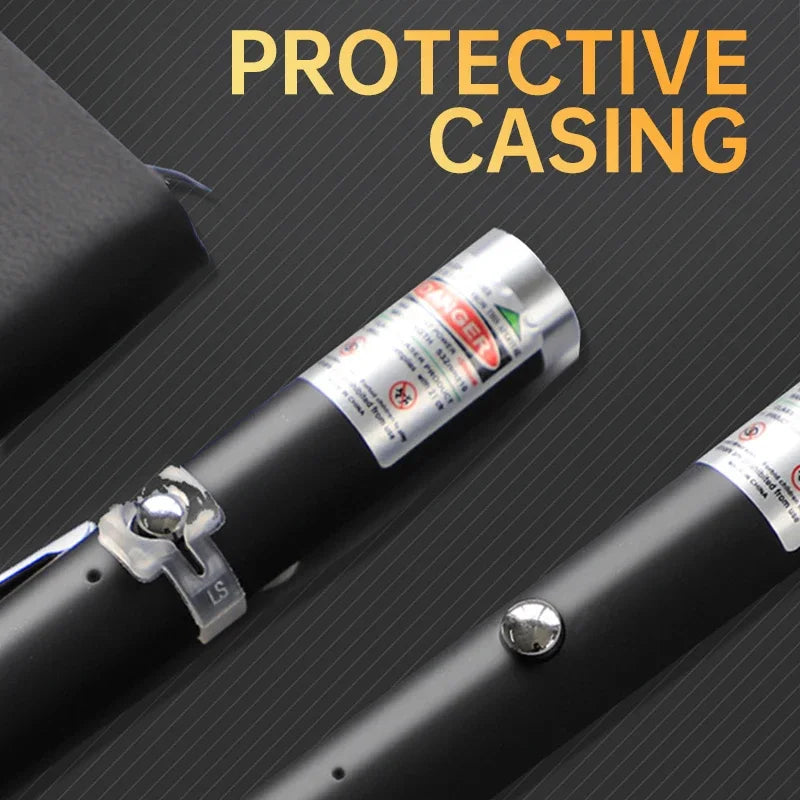 Multipurpose Laser Pointer Pen Red Dot Presentation Tool & Cat Chase Toy Pocket-Sized with Lanyard for Teachers/Sales/Pet Owners