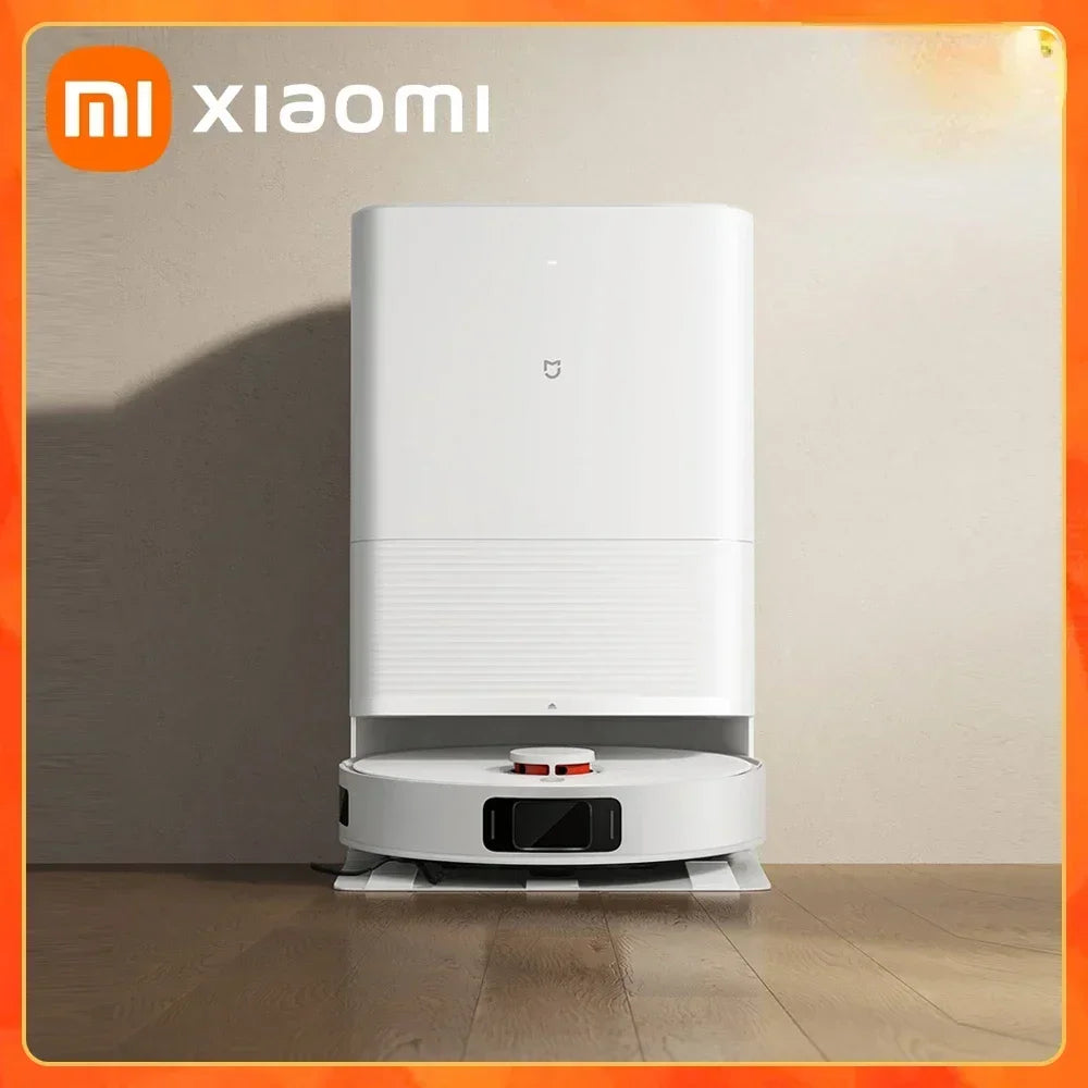 XIAOMI-MIJIA D102 OMNI Infinite Robot MOP Vacuum Cleaners, Self Cleaning, Doc Home Dirt Disposal Machine, Empty Dust, M30,