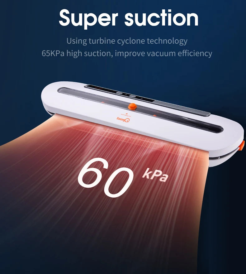 220V Vacuum Sealing Machine Food Packaging Machine Freshness Sealing Machine Plastic Sealing Machine Home Commercial Automatic