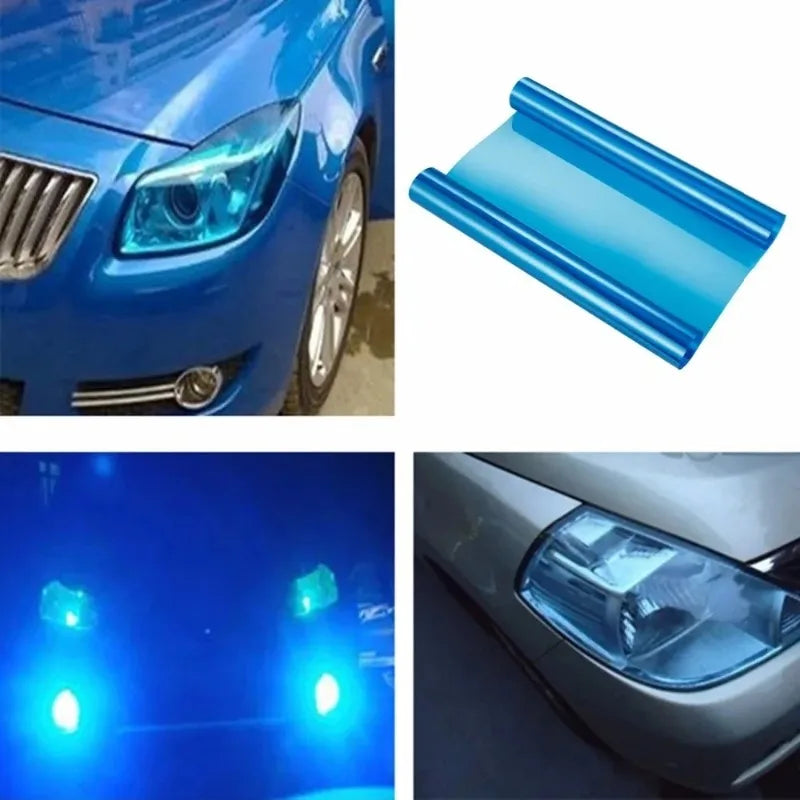 Car Light Film Car Headlight Lamp Sticker Headlight Taillight Fog Light Vinyl Film Rear Lamp Tinting Film Exterior Accessory
