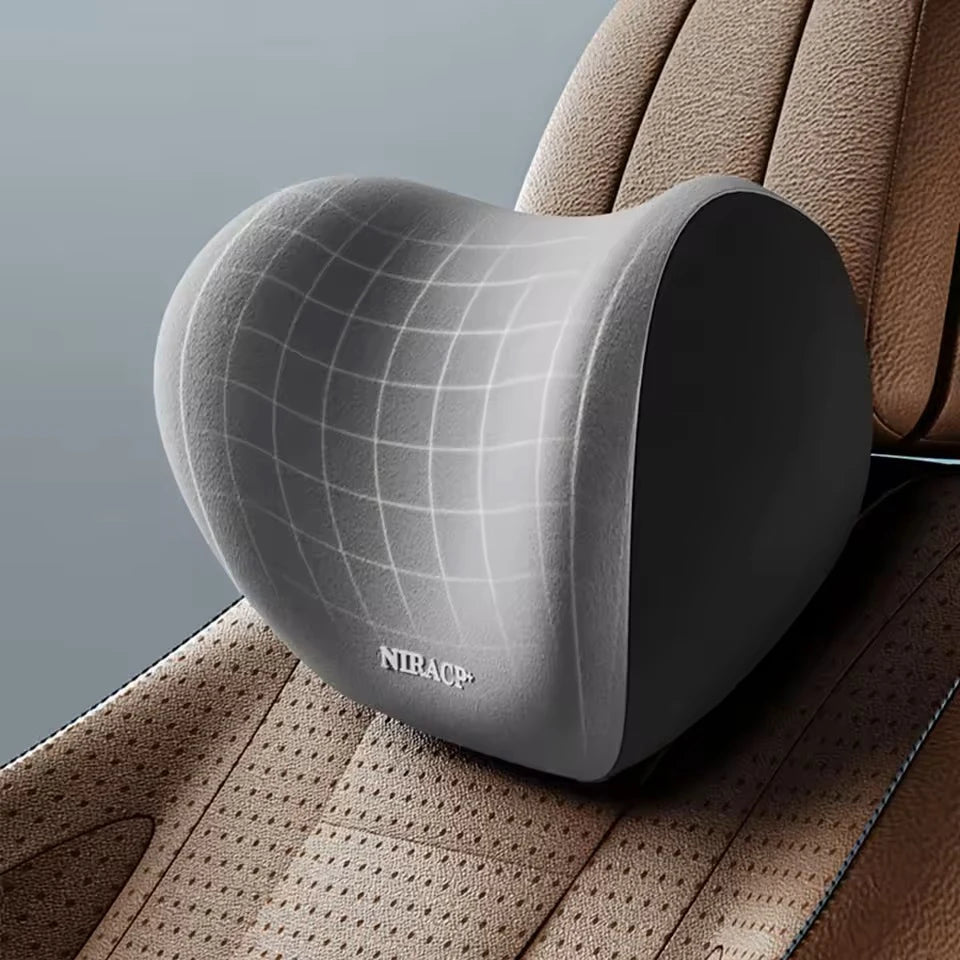 Car Universal Headrest Lumbar Memory Foam Cervical Lumbar Support Car Headrest Backrest Pillow Office Car Interior Accessories
