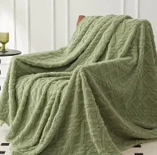 1pc Tower Hibiscus Solid color blanket Comfortable skin friendly soft blanket machine washable high cost effective for bedroom