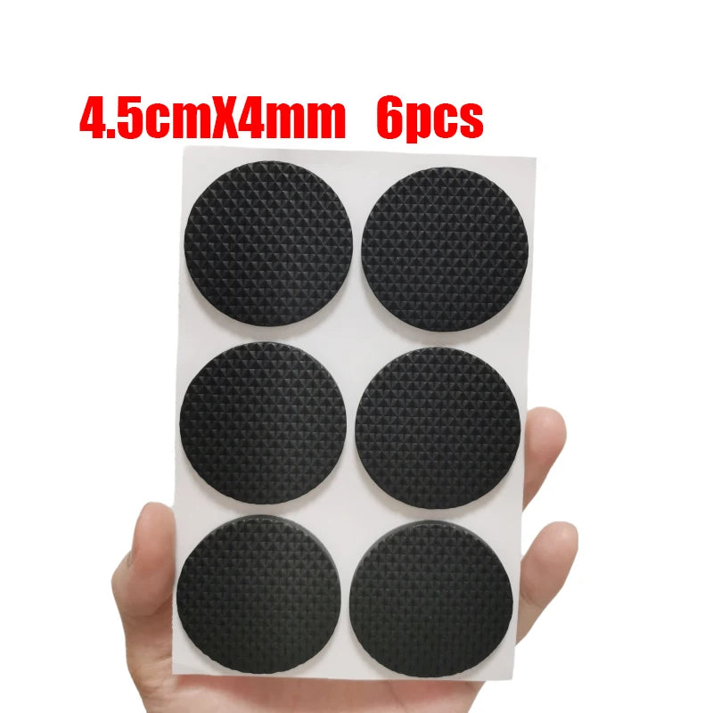 Rubber Pads For Chair Leg Furniture Anti Slip Mat Bumper Damper Self Adhesive Table Feet Protector Floor Protector Pads Hardware
