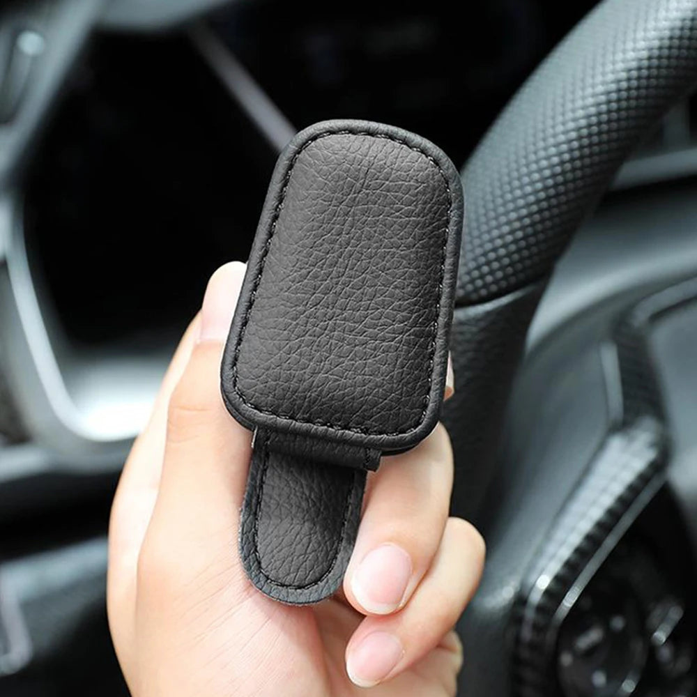 Universal Car Sunglasses Clip Card Ticket Holder Stand Fastener Pen Case Eyeglasses Sun Visor Car Accessories