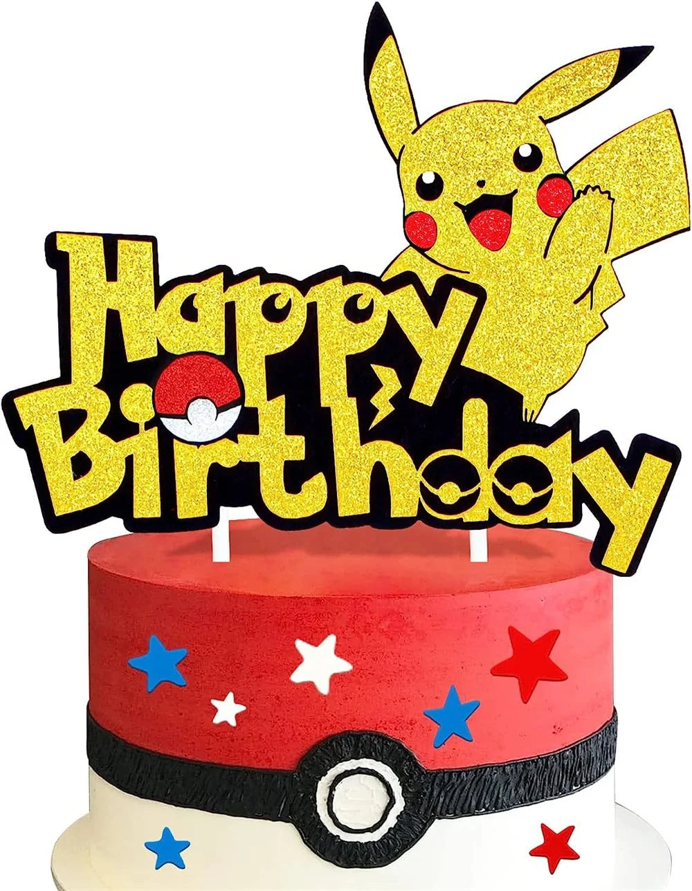 Pokemon Birthday Party Supplies Bracelets Stickers Keychain for Kids Pinata Goody Bag Fillers Cute Pikachu Pokemon Party Favors