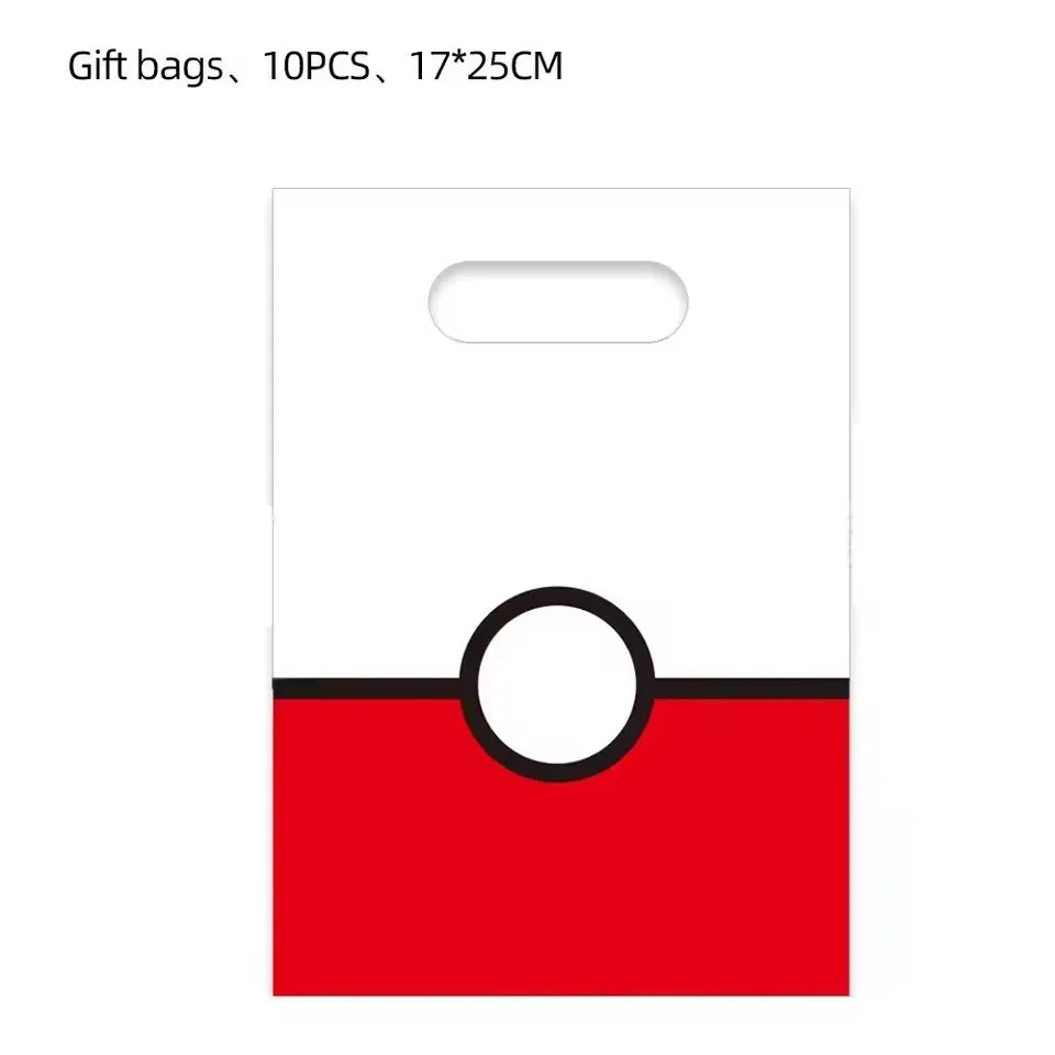 Pokemon Birthday Party Supplies Bracelets Stickers Keychain for Kids Pinata Goody Bag Fillers Cute Pikachu Pokemon Party Favors
