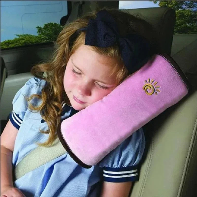 Car Seat Shoulder Pad Cover for Babies - Soft Safety Belt Sleeve Protector