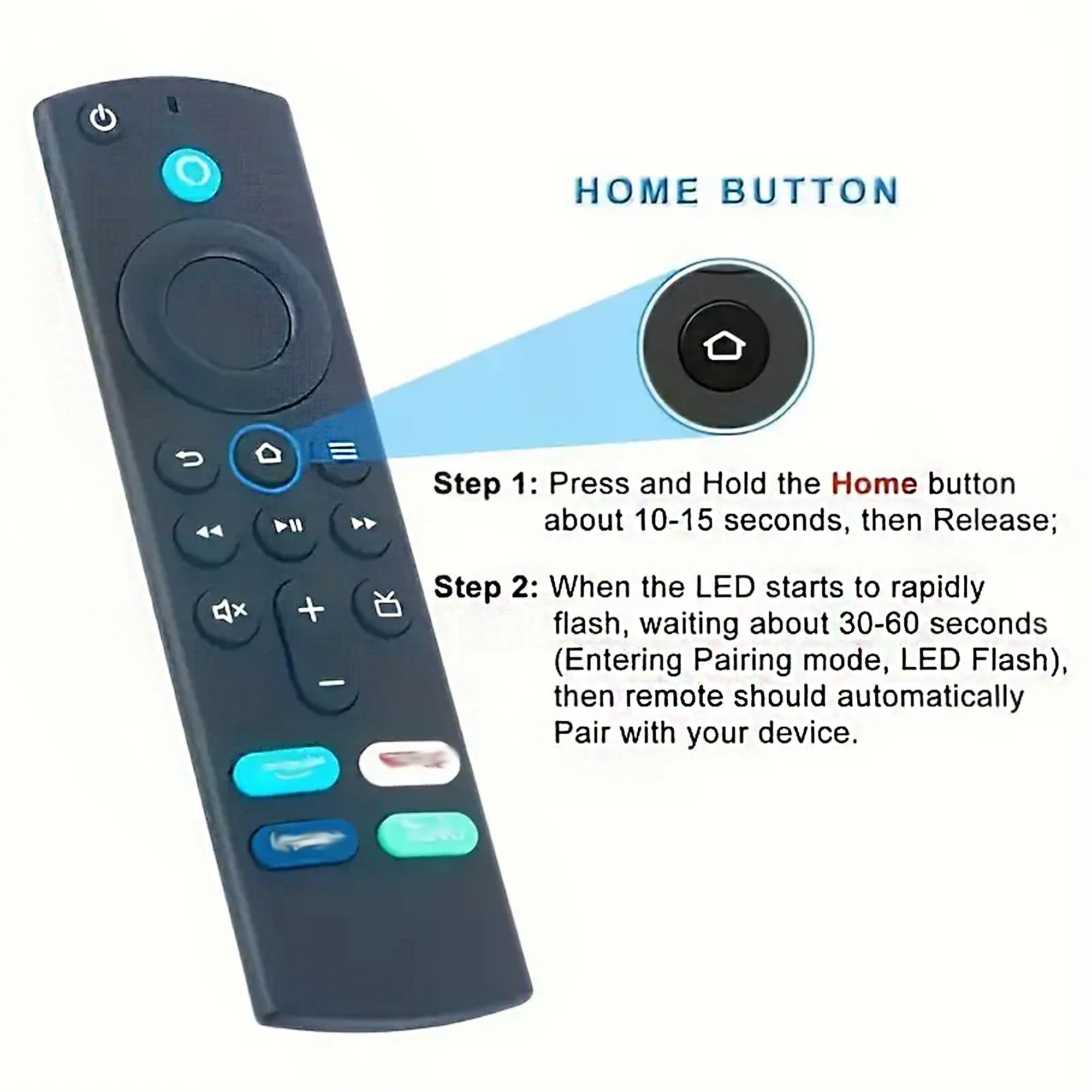 ABS Remote Control Television LCD TV L5B83G For Fire TV Stick Lite BT Voice Remote Control Amazon Third Generation
