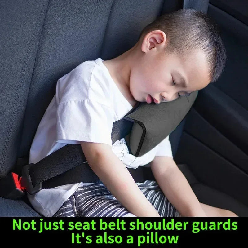 Car Seat Shoulder Pad Cover for Babies - Soft Safety Belt Sleeve Protector