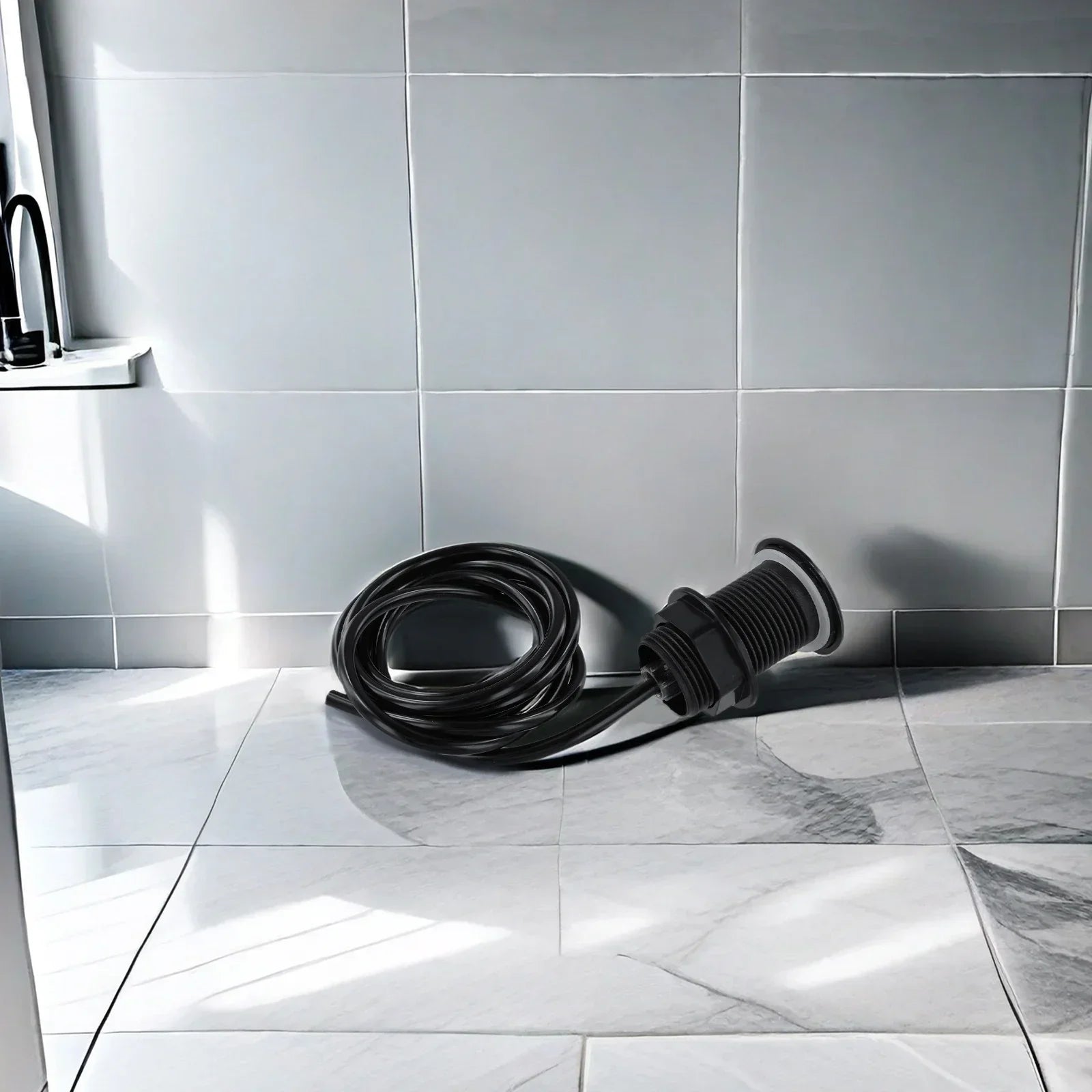 Garbage Disposal Air Switch With 1.5m Hose Sink Top Food Waste Disposer Push Button Replacement Disposer Accessories