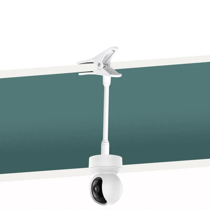 Protable Flexible Camera Clamp Mount Baby Monitor Camera Holder Stand Webcam Monitor Punch-free Bendable Bracket Base With Clip