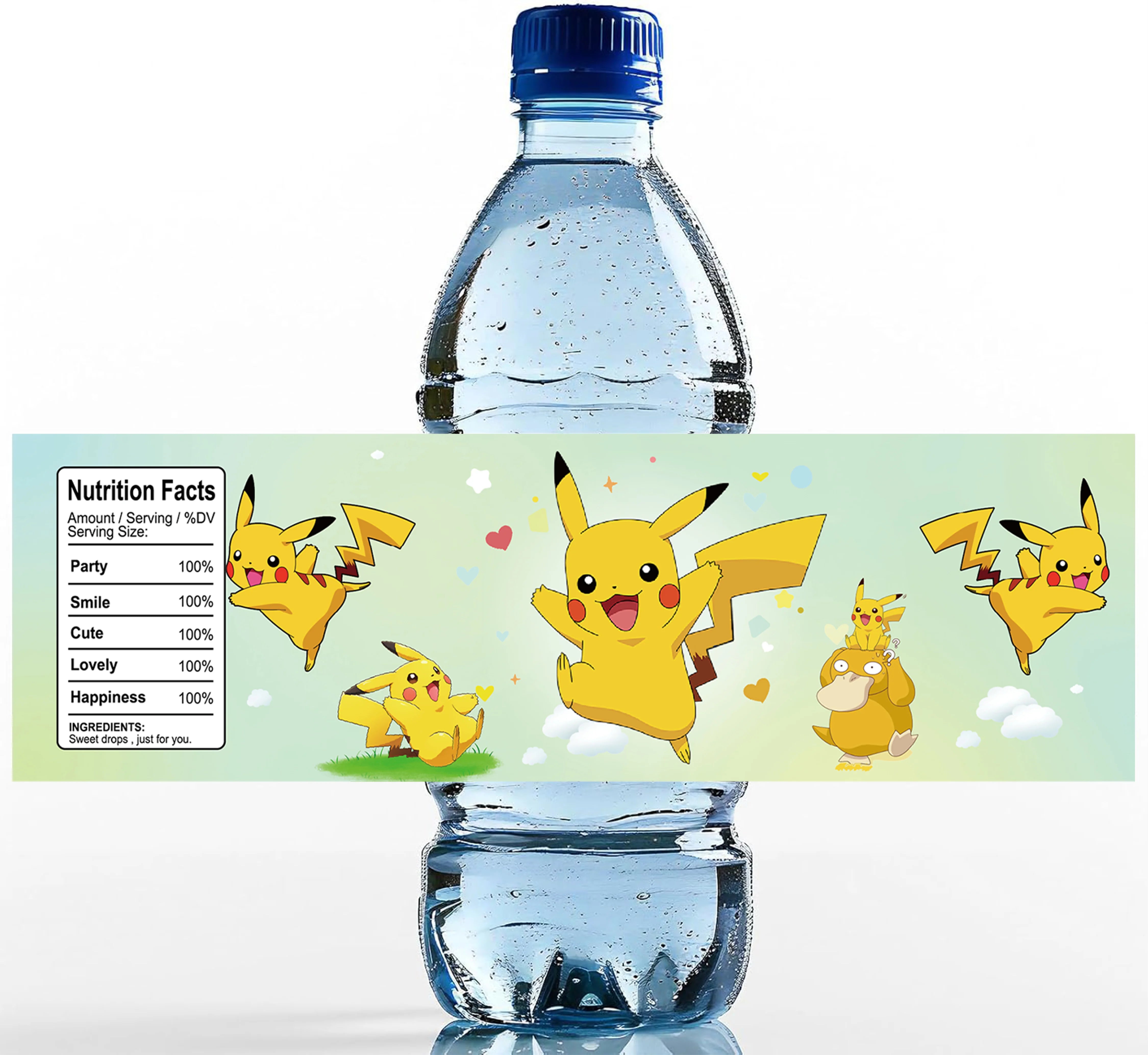 Pokemon Birthday Party Supplies Bracelets Stickers Keychain for Kids Pinata Goody Bag Fillers Cute Pikachu Pokemon Party Favors