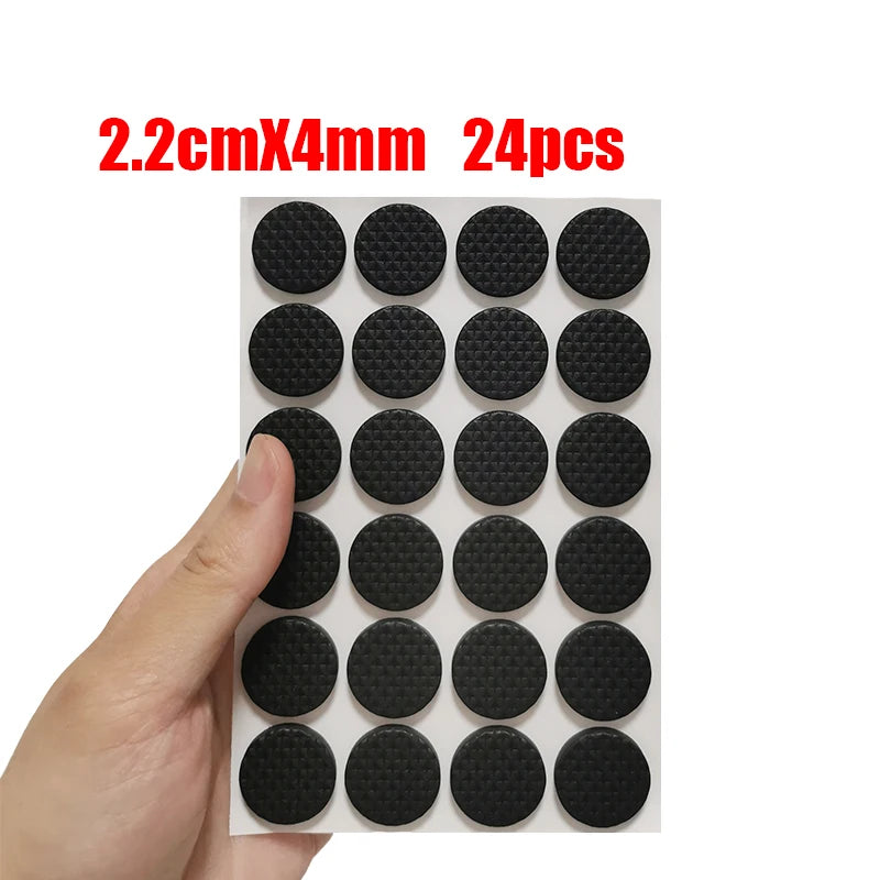 Rubber Pads For Chair Leg Furniture Anti Slip Mat Bumper Damper Self Adhesive Table Feet Protector Floor Protector Pads Hardware
