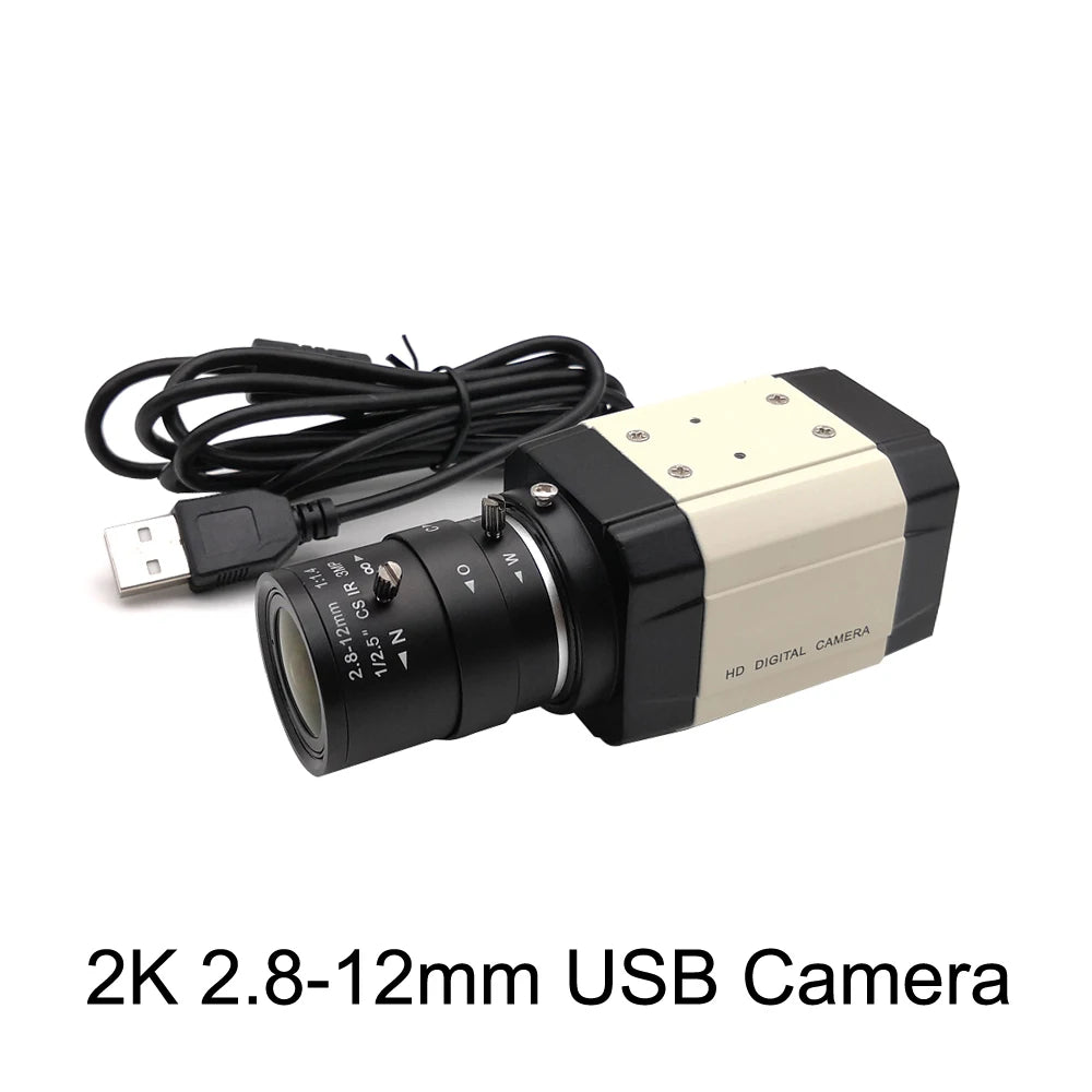 NEOCoolcam 30fp High Speed 2K UVC OTG USB Webcam With 2.8-12mm/5-50mm Varifocal Lens  4 Megapixel Industrial Box PC Video Camera