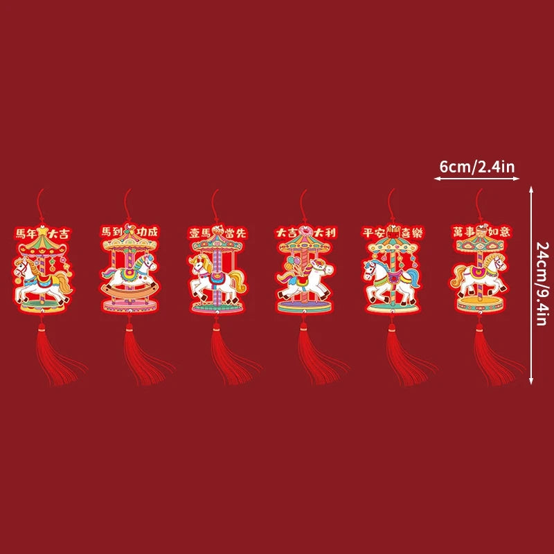 Chinese Lunar New Year Decorations 2026 Chinese Festival Hanging Pendant Wedding Party Room Decorations Party Supplies