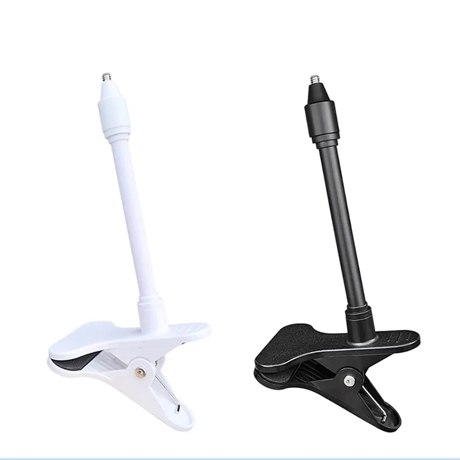 Protable Flexible Camera Clamp Mount Baby Monitor Camera Holder Stand Webcam Monitor Punch-free Bendable Bracket Base With Clip