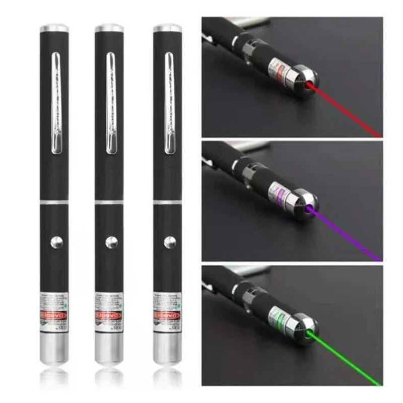Multipurpose Laser Pointer Pen Red Dot Presentation Tool & Cat Chase Toy Pocket-Sized with Lanyard for Teachers/Sales/Pet Owners