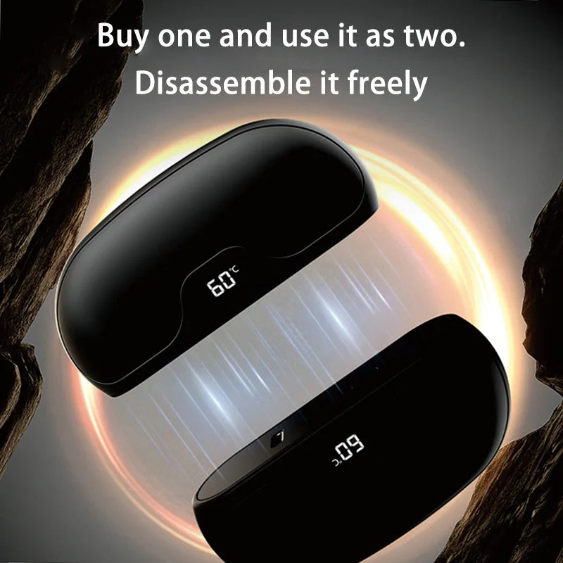 Xiaomi Magnetic Hand Warmer 2 in 1 Digital Display Long-Lasting Warmth Fast Heating Electric Hand Warmer for Winter