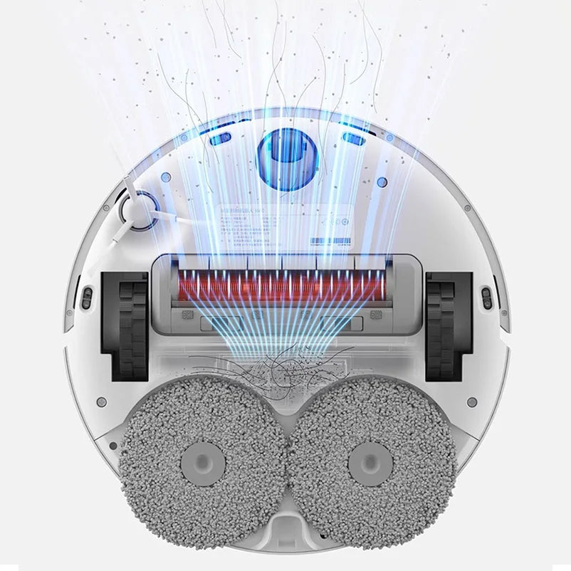 XIAOMI MIJIA Self Robot Vacuum Cleaners H40 Smart Home Sweeping High Speed Rotary Scrubbing 6000PA Cyclone Suction LDS Laser