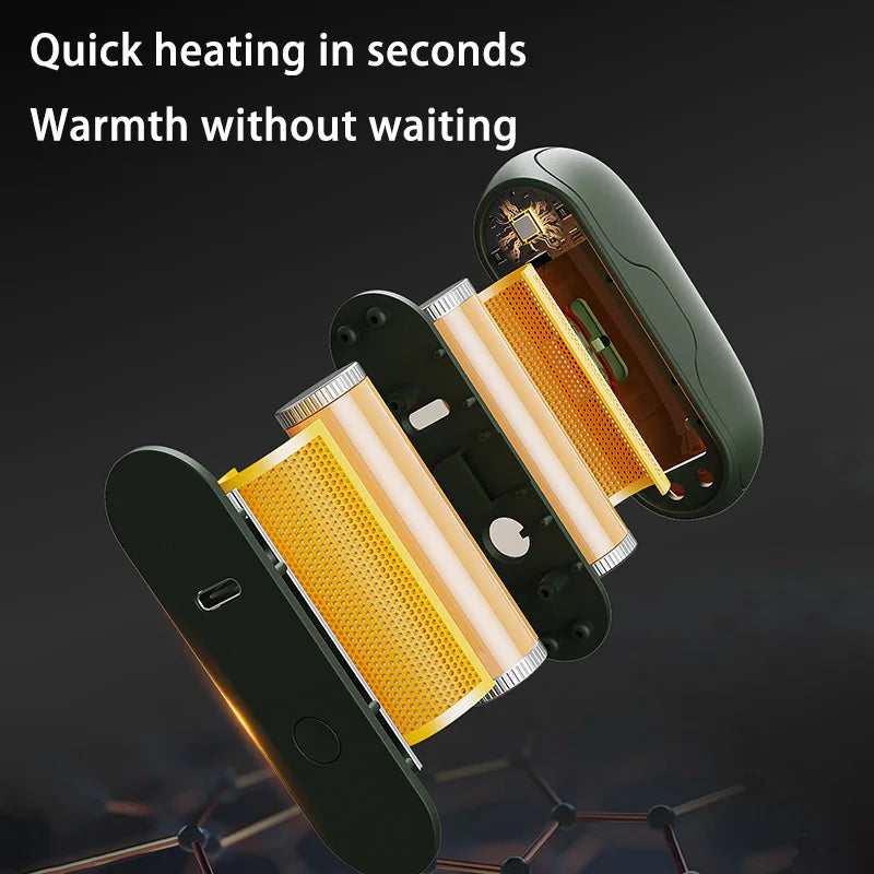 Xiaomi Magnetic Hand Warmer 2 in 1 Digital Display Long-Lasting Warmth Fast Heating Electric Hand Warmer for Winter