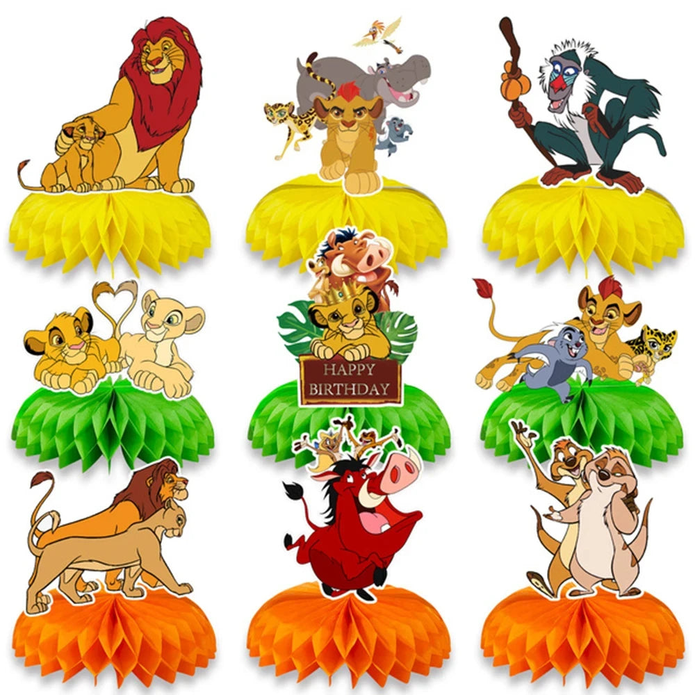 Lion King Party Favors includes Slap Bracelets Stickers Blowouts Gifts Bags for Jungle Lion Themed Birthday Party Decorations