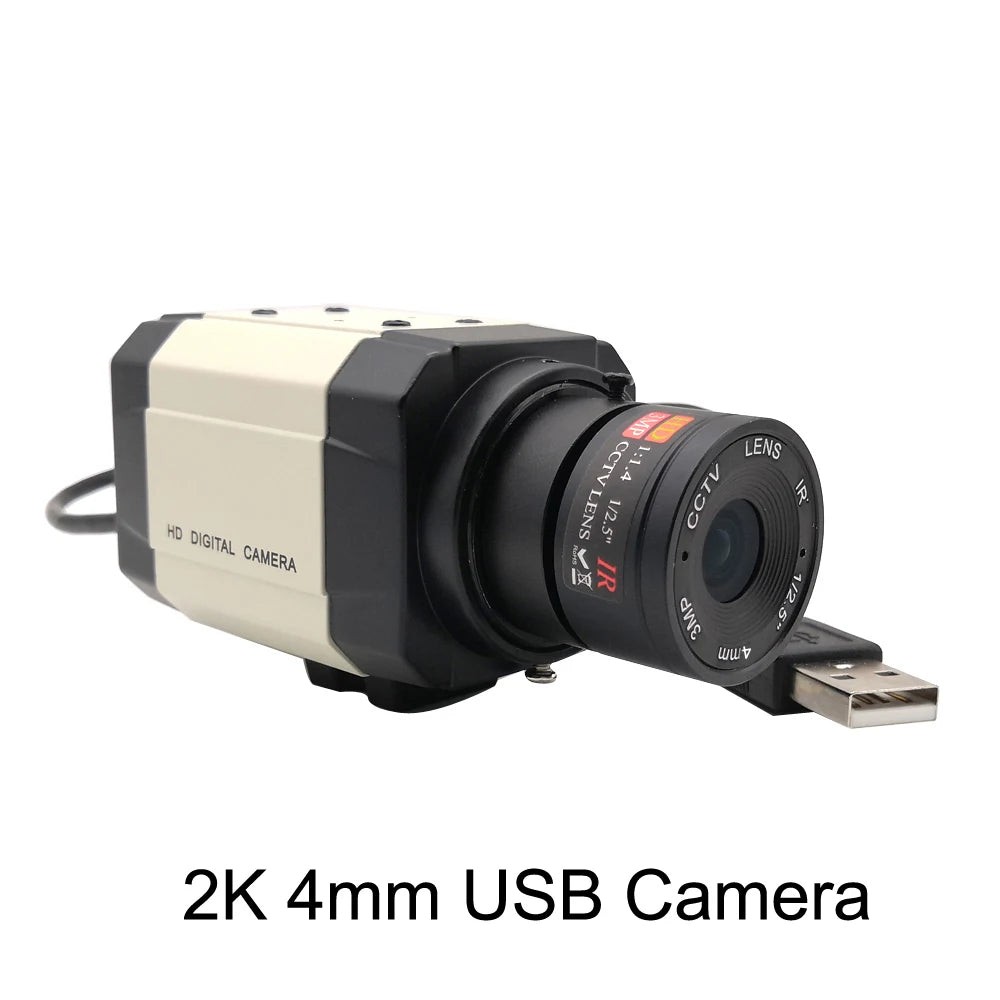 NEOCoolcam 30fp High Speed 2K UVC OTG USB Webcam With 2.8-12mm/5-50mm Varifocal Lens  4 Megapixel Industrial Box PC Video Camera